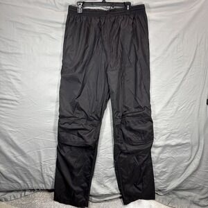 Galyan's Rainwear Rain Pants Mens XXL Waterproof Breathable Black Camping